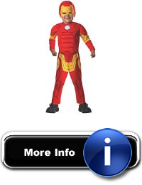 Marvel Classics Avengers Assemble Padded Muscle Chest Iron Man Costume, Toddler Whats